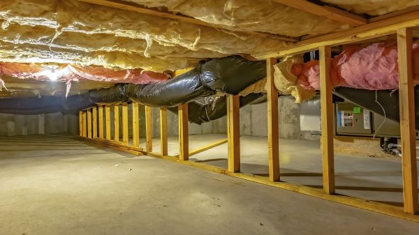 Crawl Space Moisture Removal