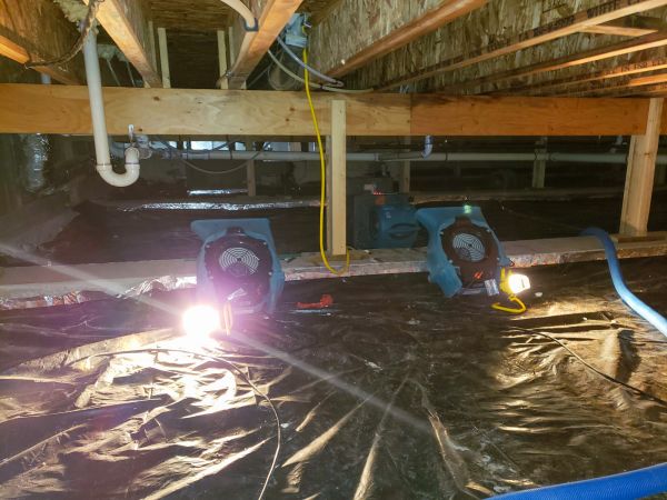 Crawlspace Water Removal in Davenport